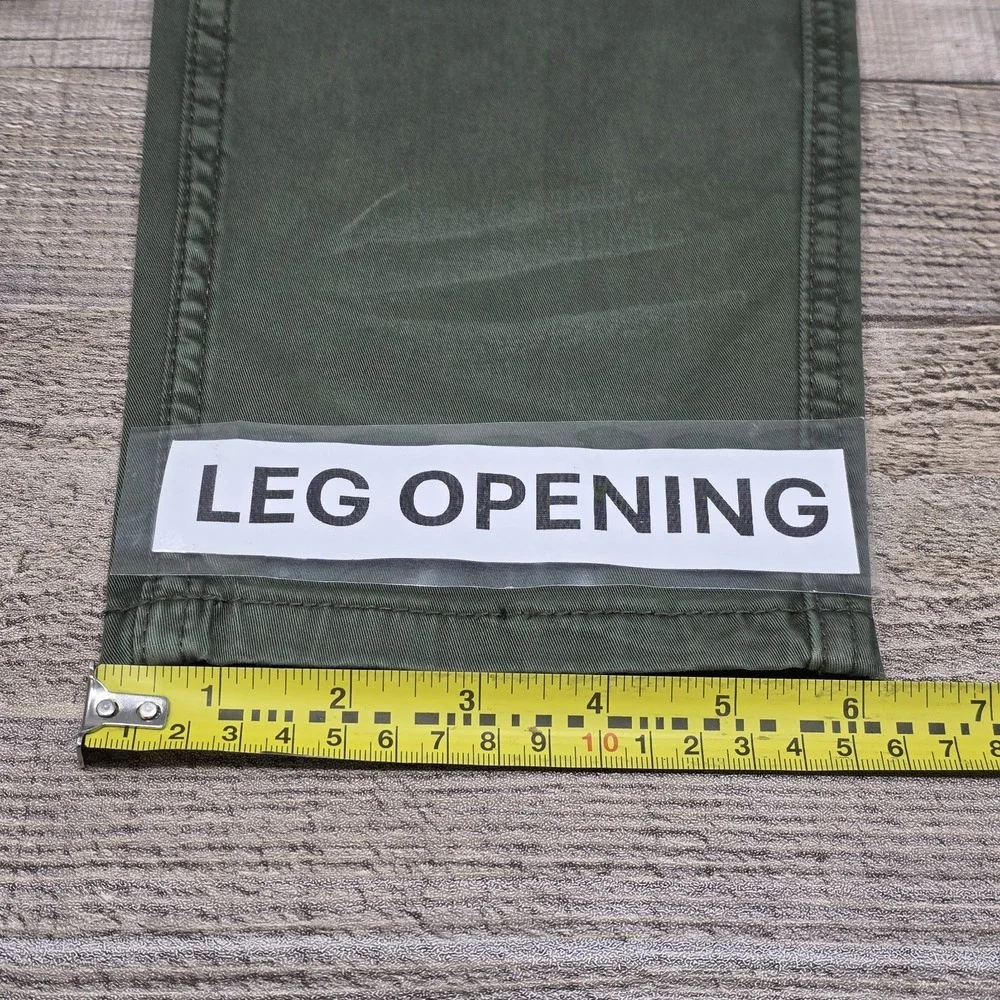 New‎ PRPS Men's Savoy Bowman Slim Fit Chino Cargo Pants Size 30 Green E87P507K